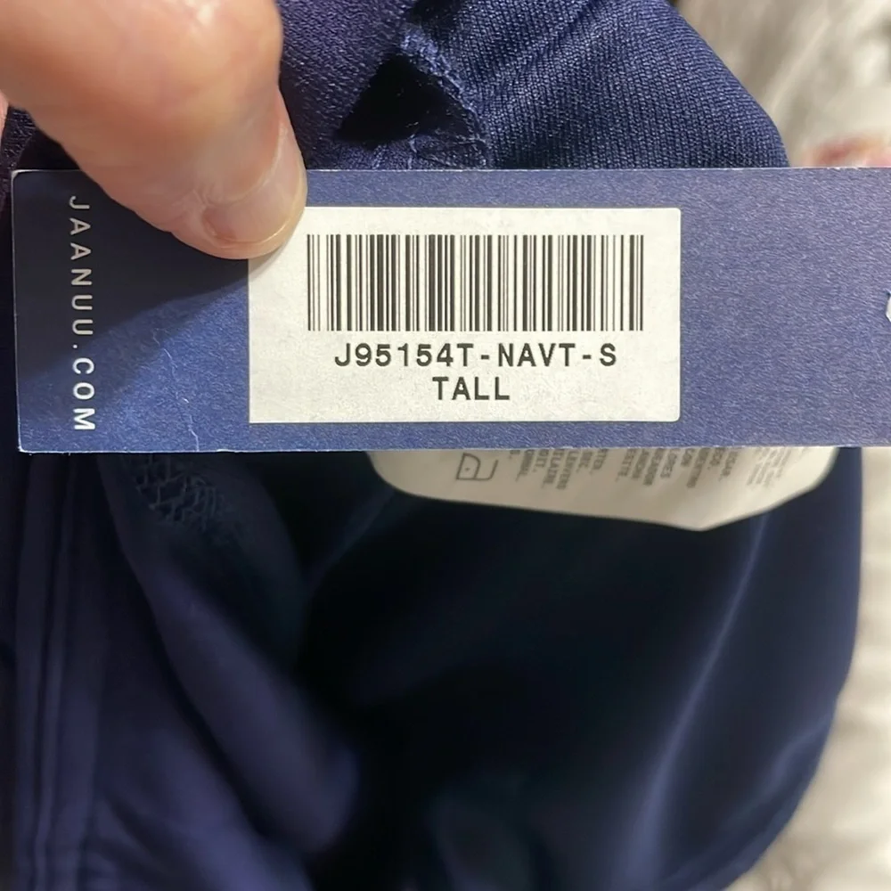 Jaanuu NWT Scrub Navy Legging Pants Size Small Tall - Picture 5 of 13